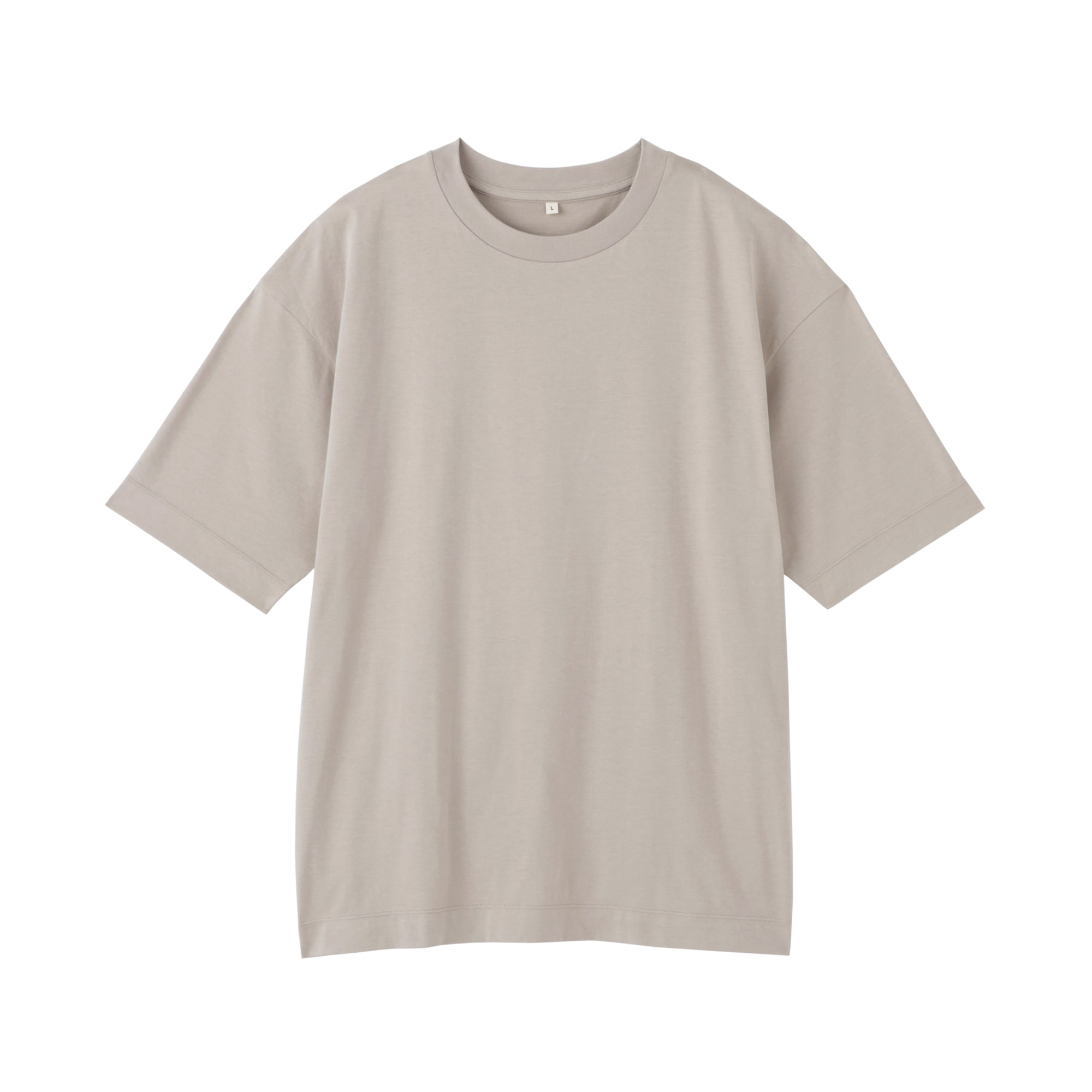 紳士　和歌山で編み立てた天竺クルーネック半袖Ｔシャツ