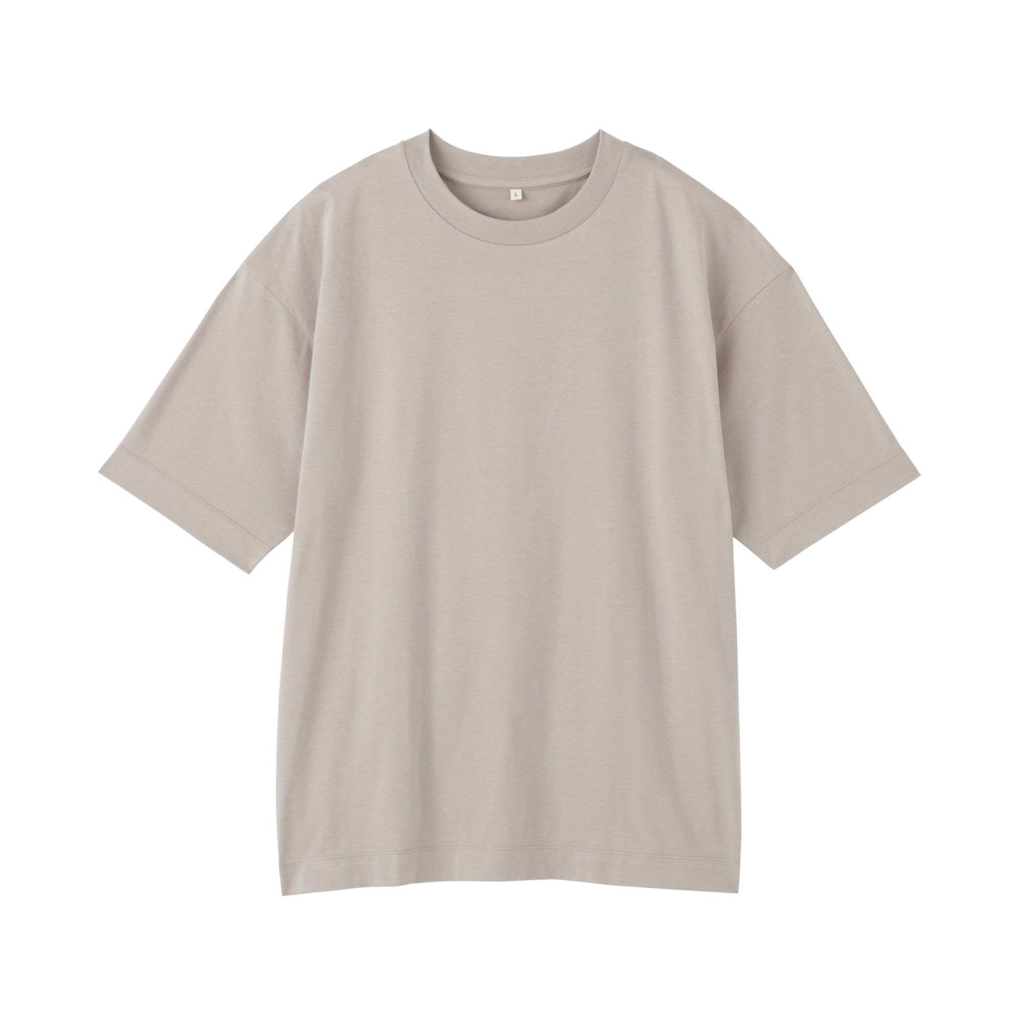 紳士　和歌山で編み立てた天竺クルーネック半袖Ｔシャツ
