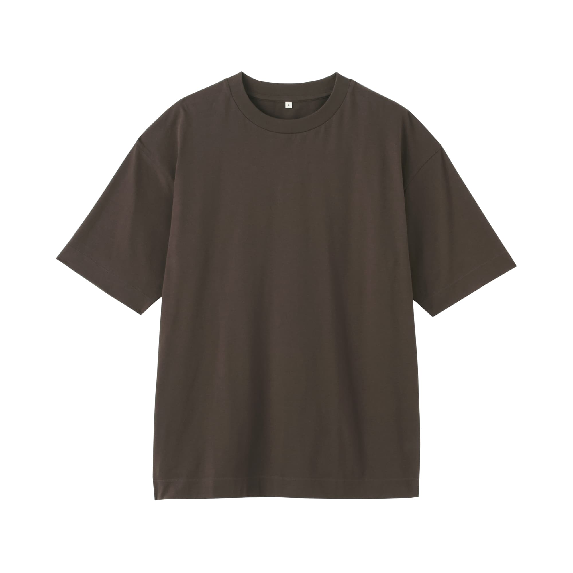 紳士　和歌山で編み立てた天竺クルーネック半袖Ｔシャツ
