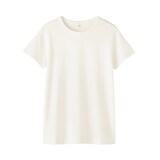 婦人　リネン混半袖Ｔシャツ