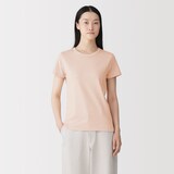 婦人　リネン混半袖Ｔシャツ