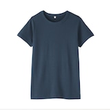 婦人　リネン混半袖Ｔシャツ