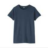 婦人　リネン混半袖Ｔシャツ