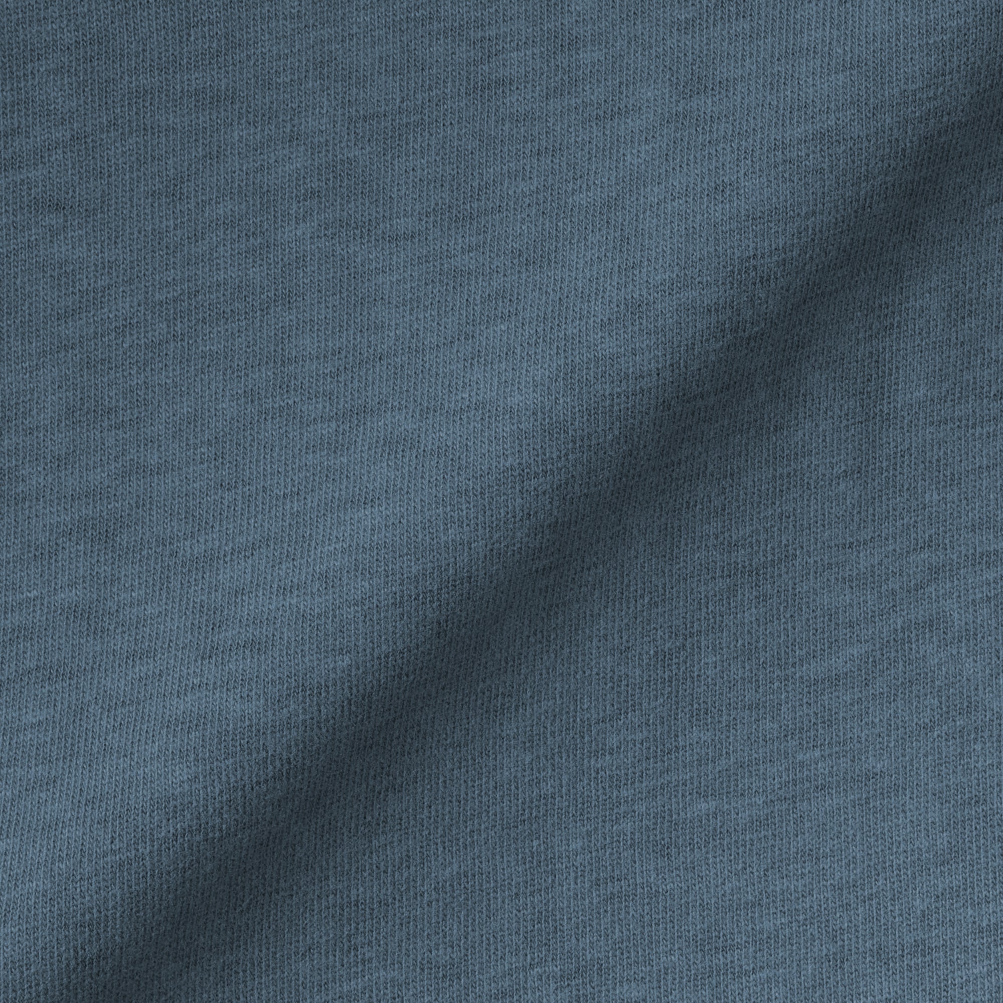 紳士　昔ながらの紡績機を使ったムラ糸モックネック長袖Ｔシャツ