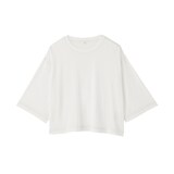 婦人　リヨセル天竺編み五分袖Ｔシャツ