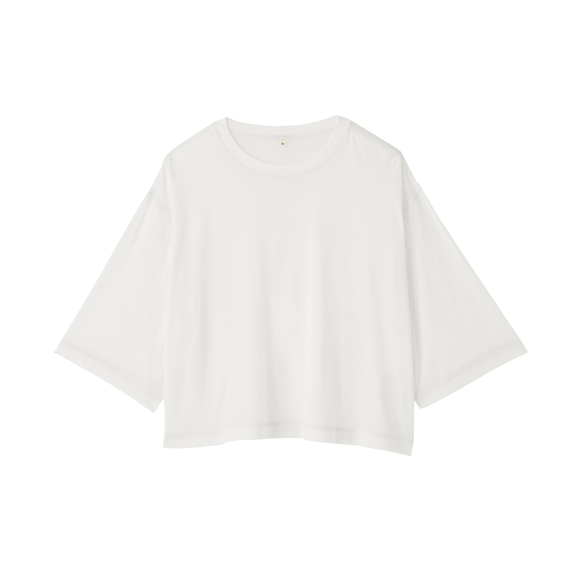 婦人　リヨセル天竺編み五分袖Ｔシャツ