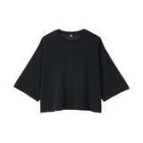 婦人　リヨセル天竺編み五分袖Ｔシャツ