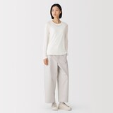 婦人　リヨセル天竺編み長袖Ｔシャツ