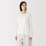 婦人　リヨセル天竺編み長袖Ｔシャツ