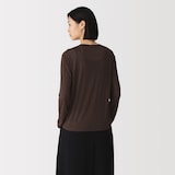 婦人　リヨセル天竺編み長袖Ｔシャツ