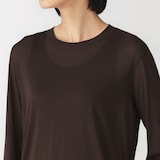 婦人　リヨセル天竺編み長袖Ｔシャツ