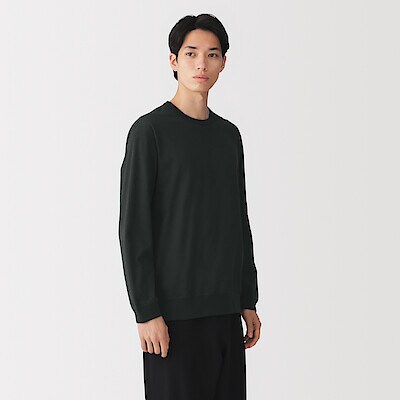 【８月１７日順次発売予定】紳士　和歌山で編み立てた天竺クルーネック長袖Ｔシャツ