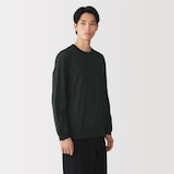 紳士　和歌山で編み立てた天竺クルーネック長袖Ｔシャツ