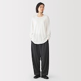男女兼用　スムースジャージー長袖プルオーバー