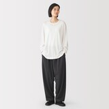 男女兼用　スムースジャージー長袖プルオーバー