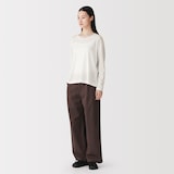 婦人　コットン天竺リラックス長袖Ｔシャツ