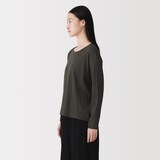 婦人　コットン天竺リラックス長袖Ｔシャツ