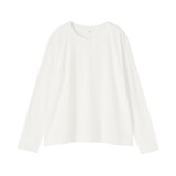 婦人　コットン天竺リラックス長袖Ｔシャツ