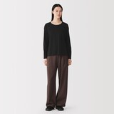 婦人　コットン天竺リラックス長袖Ｔシャツ