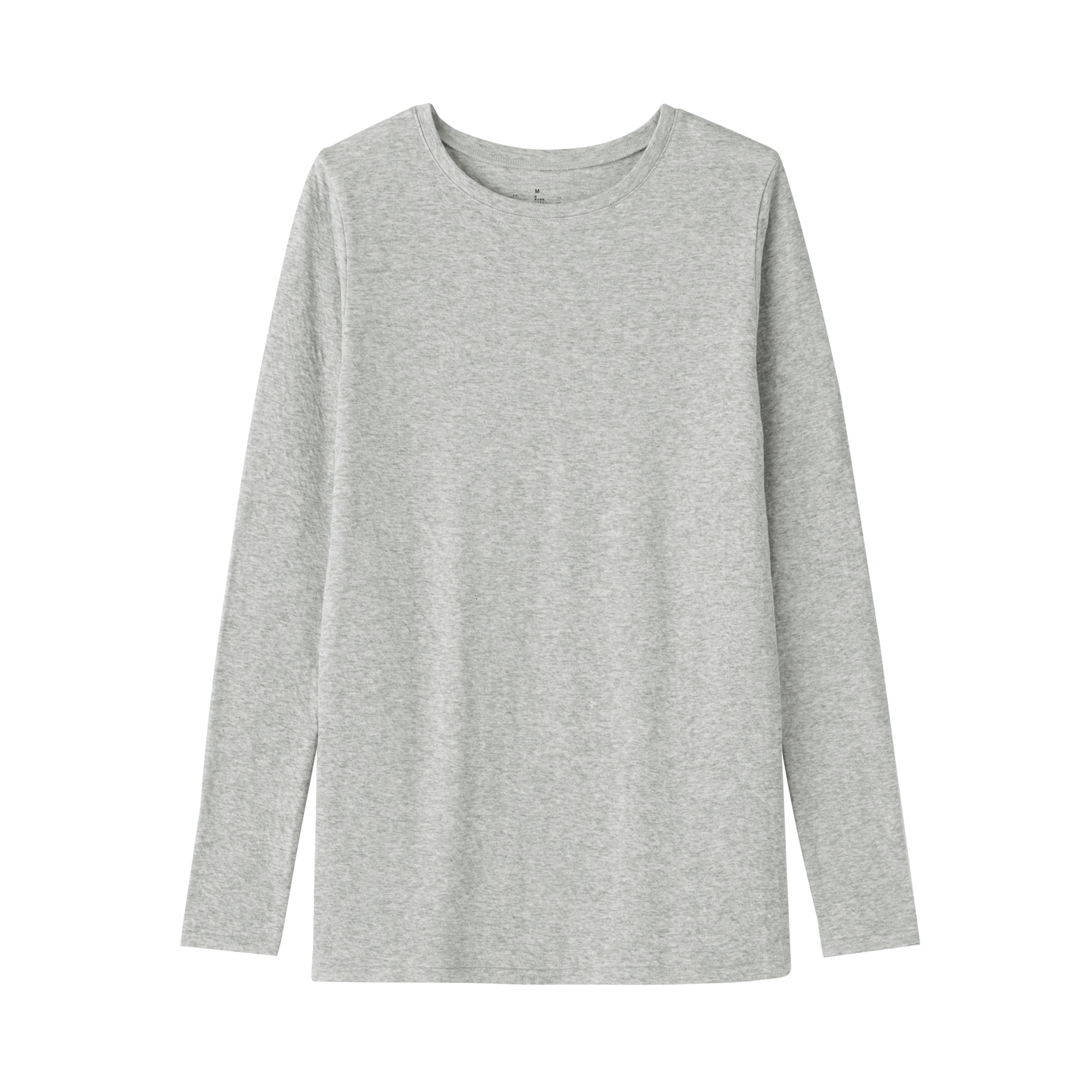 婦人　コットンカシミヤクルーネックＴシャツ