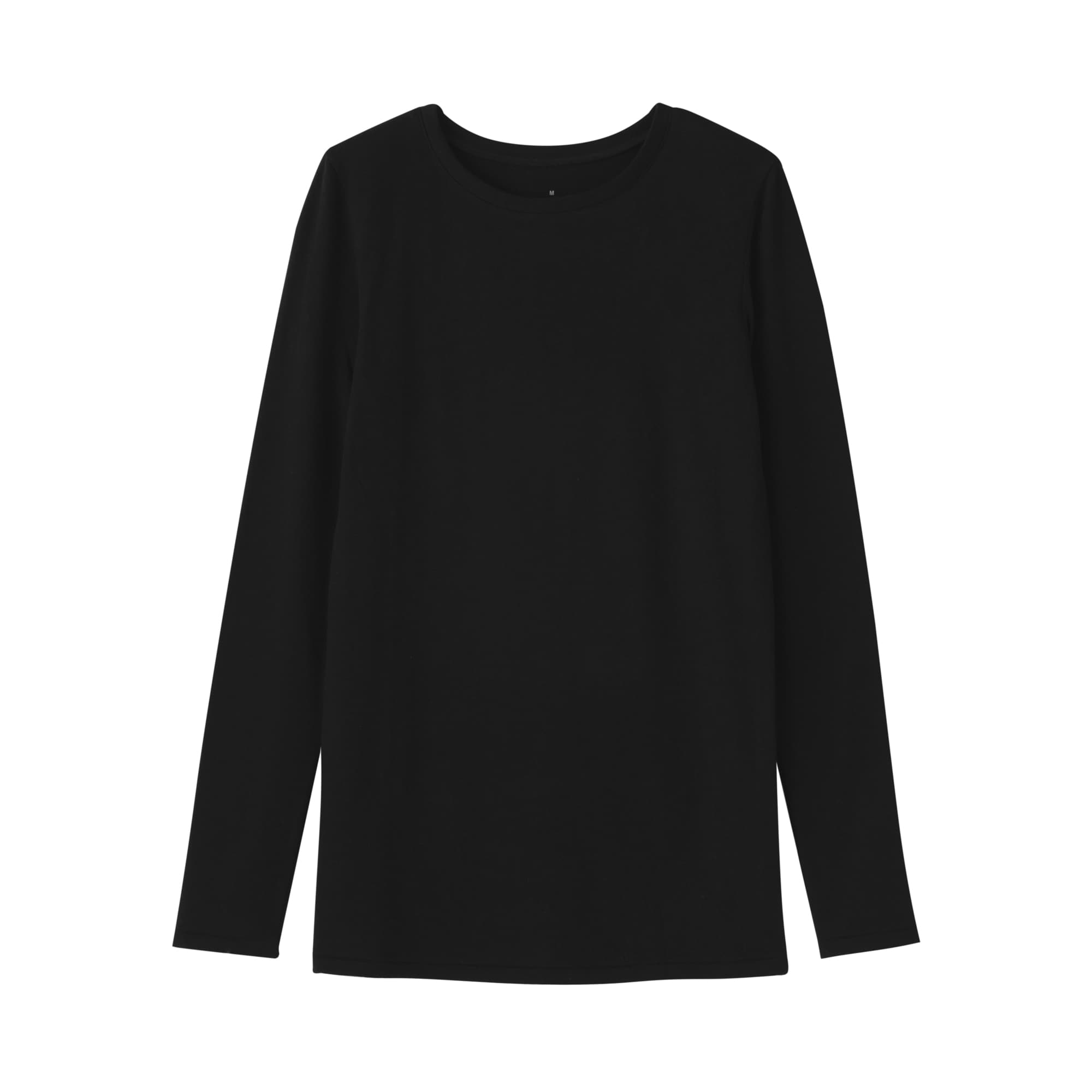 婦人　コットンカシミヤクルーネックＴシャツ