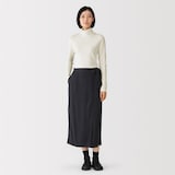 婦人　コットンカシミヤタートルネックＴシャツ