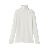 婦人　コットンカシミヤタートルネックＴシャツ