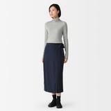 婦人　コットンカシミヤタートルネックＴシャツ