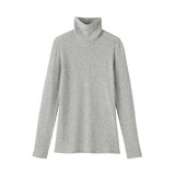 婦人　コットンカシミヤタートルネックＴシャツ