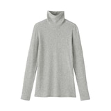 婦人　コットンカシミヤタートルネックＴシャツ