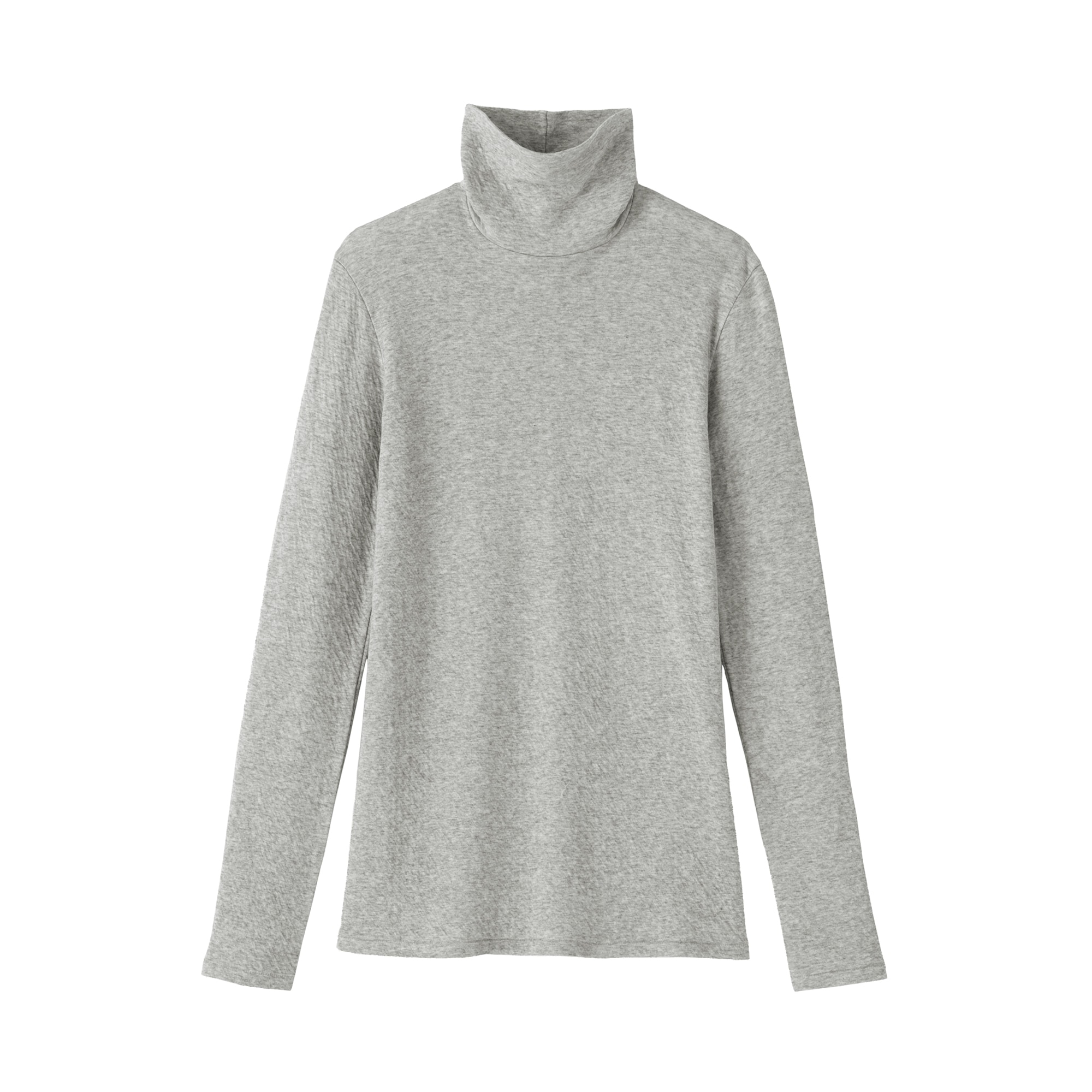 婦人　コットンカシミヤタートルネックＴシャツ
