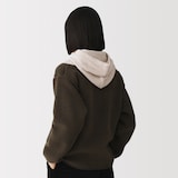首のチクチクを抑えたメリノウール混　バラクラバ