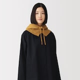 首のチクチクを抑えたメリノウール混　バラクラバ