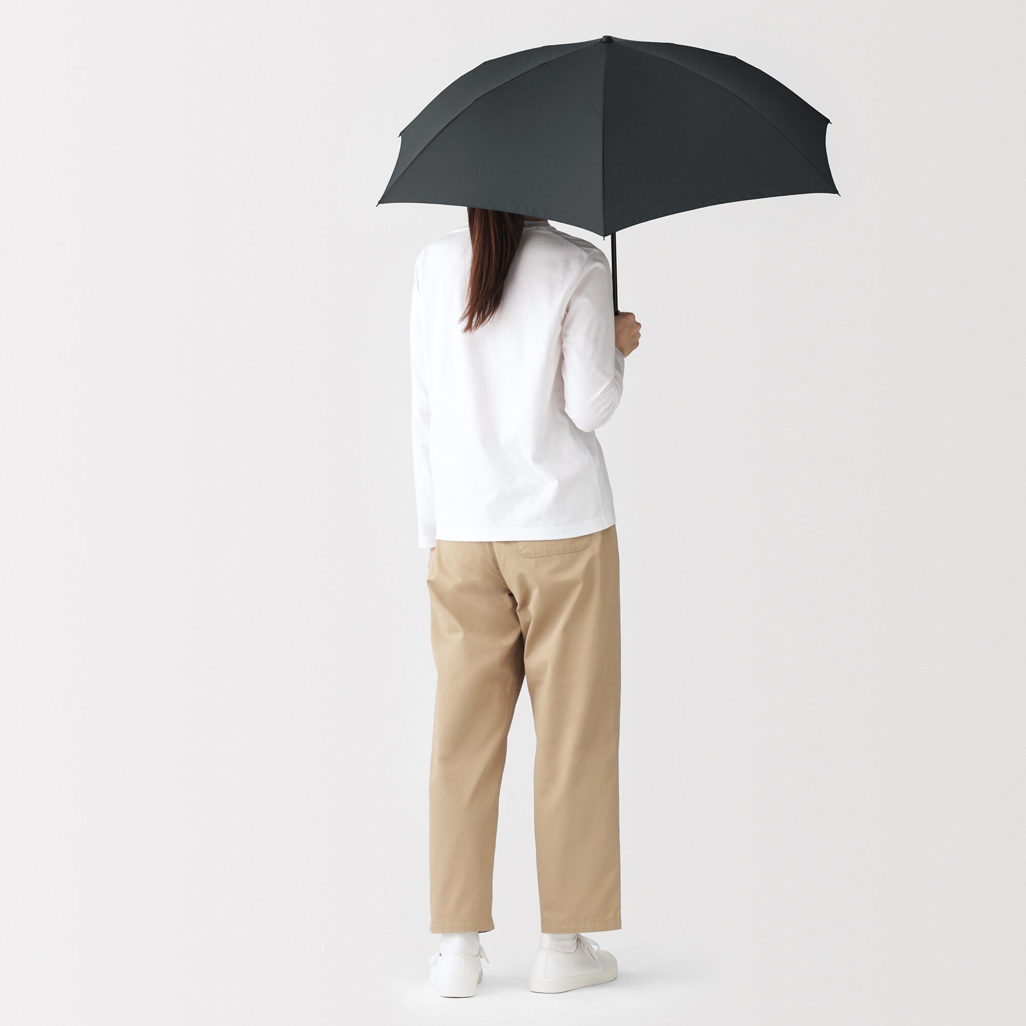 晴雨兼用　２通りにたためる　折りたたみ傘