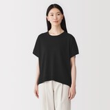 婦人　なめらか天竺編みワイドセーター