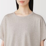 婦人　なめらか天竺編みワイドセーター