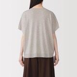 婦人　なめらか天竺編みワイドセーター