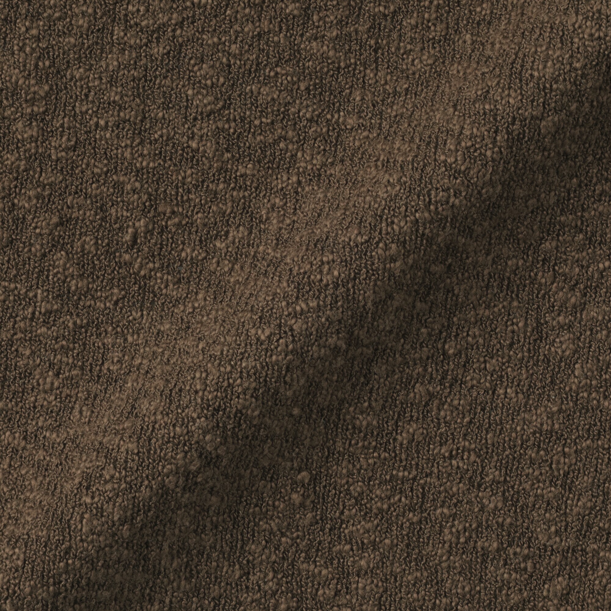 婦人　コットン混ムラ糸クルーネックセーター