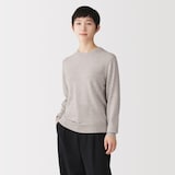 婦人　洗えるウールハイゲージクルーネックセーター