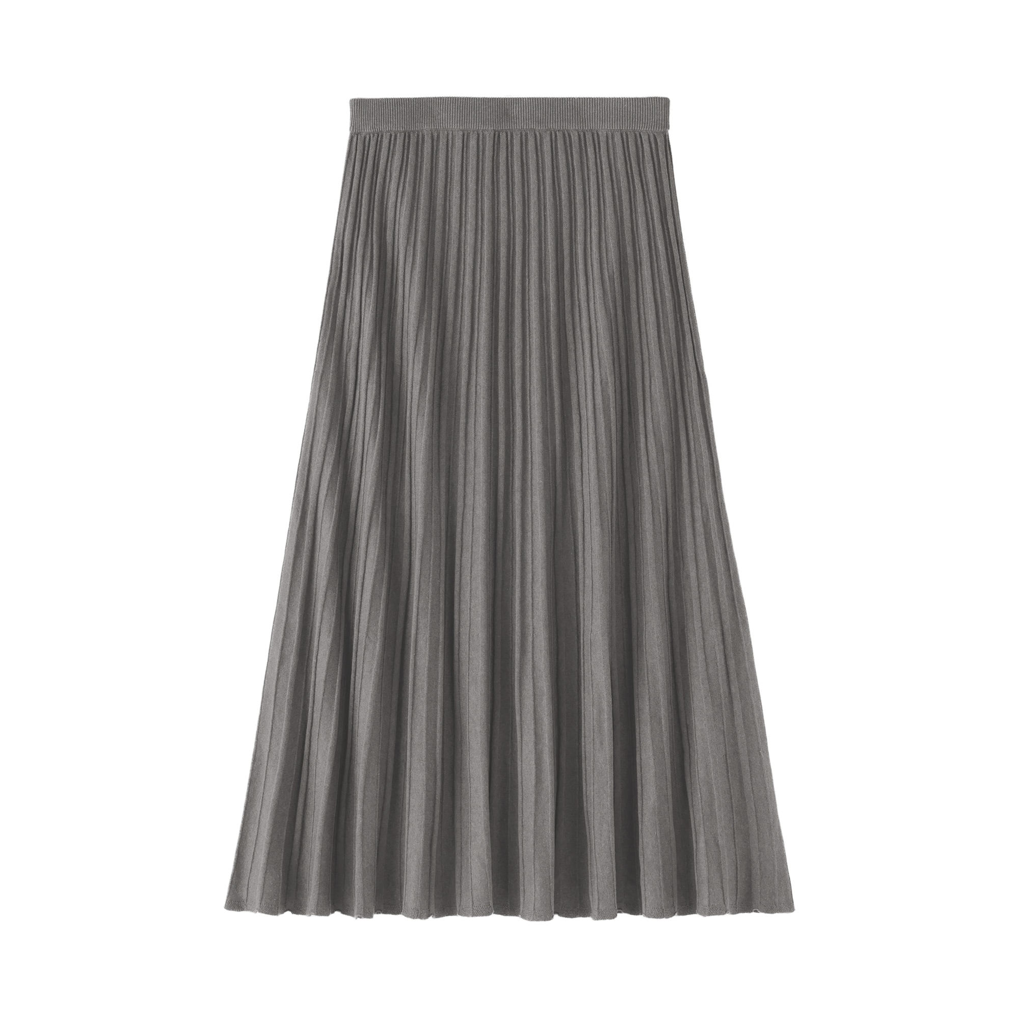 婦人　なめらかニットフレアスカート