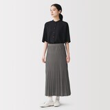 婦人　なめらかニットフレアスカート