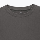 キッズ　綿天竺編みクルーネック長袖Ｔシャツ　無地
