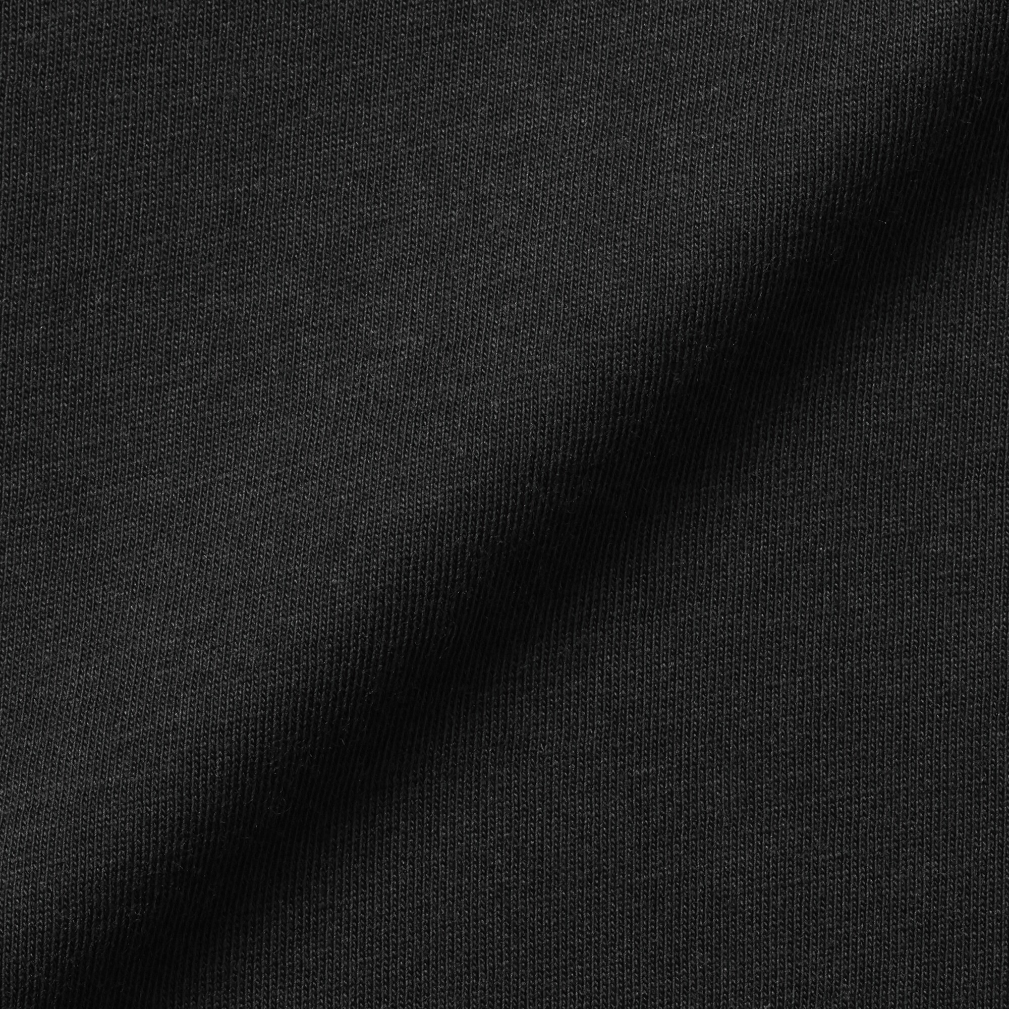 キッズ　綿天竺編みクルーネック長袖Ｔシャツ　無地