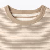ベビー　あたまするっと接結編みクルーネック長袖Ｔシャツ