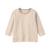 ベビー　あたまするっと接結編みクルーネック長袖Ｔシャツ