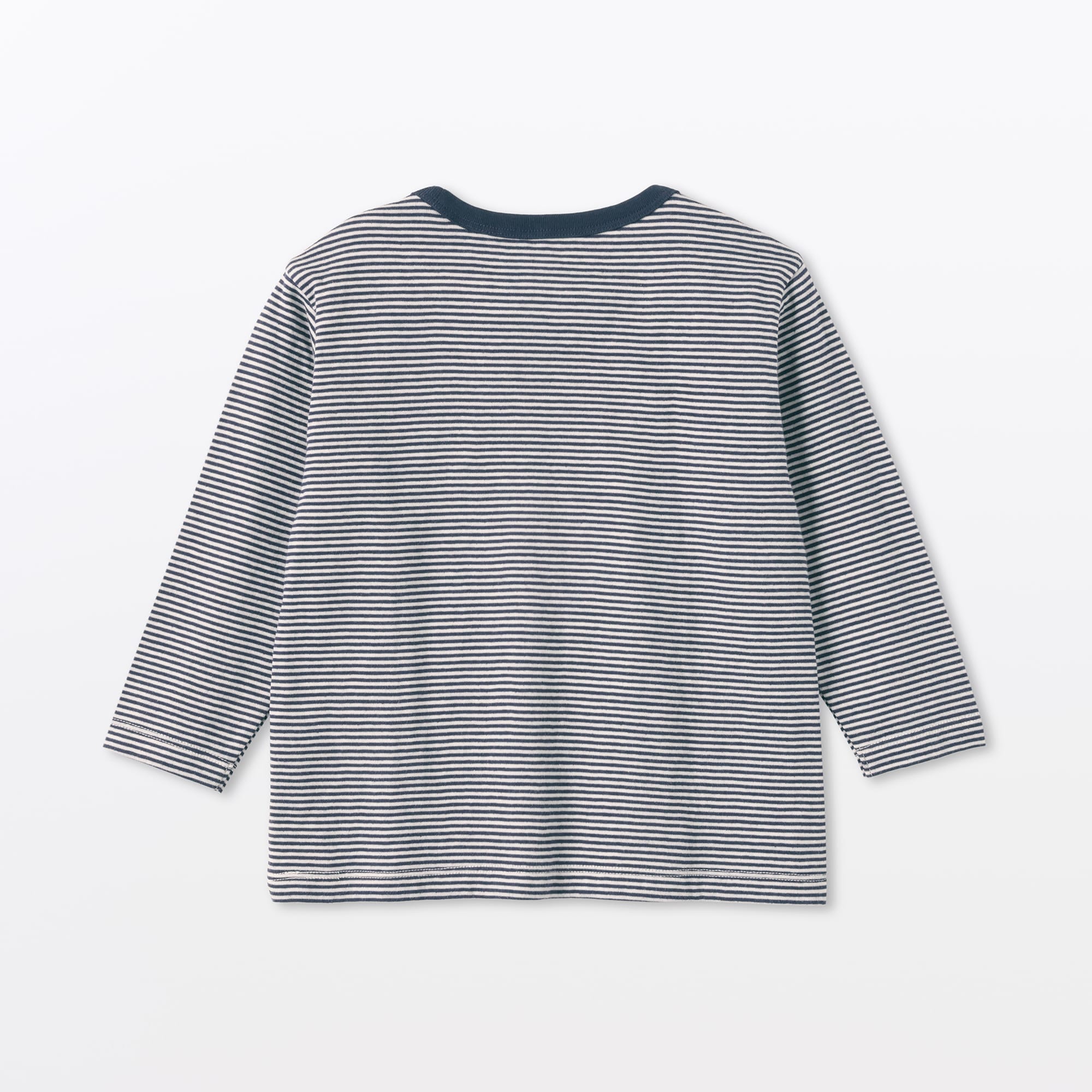 ベビー　あたまするっと接結編みクルーネック長袖Ｔシャツ
