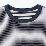 ベビー　あたまするっと接結編みクルーネック長袖Ｔシャツ
