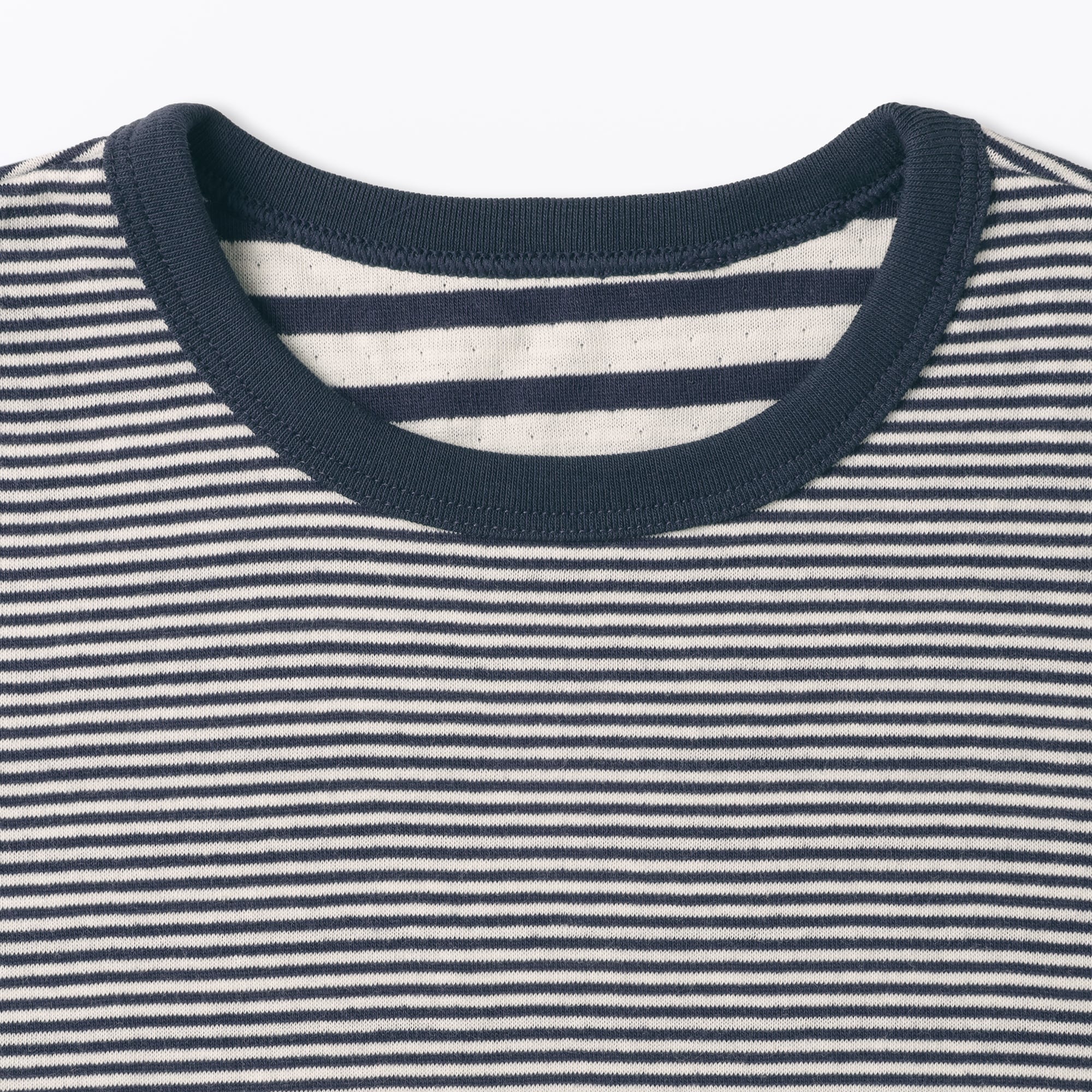 ベビー　あたまするっと接結編みクルーネック長袖Ｔシャツ