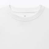 ベビー　あたまするっと　綿天竺編みクルーネック長袖Ｔシャツ　無地