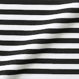 ベビー　あたまするっと　綿天竺編みクルーネック長袖Ｔシャツ　ボーダー